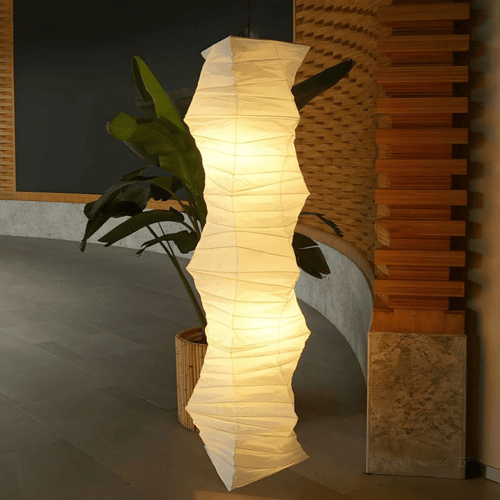 Lampa wisząca z papieru washi 33N