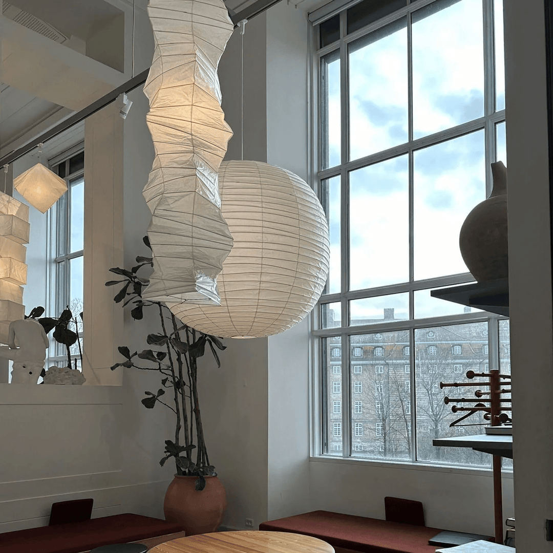 Lampa wisząca z papieru washi 33N