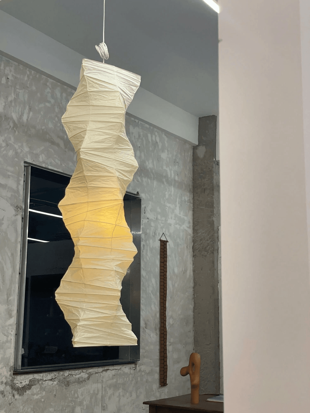 Lampa wisząca z papieru washi 33N