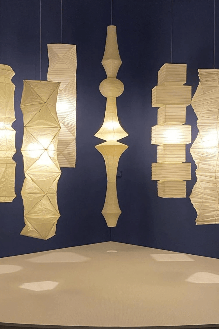 Lampa wisząca z papieru washi 33N