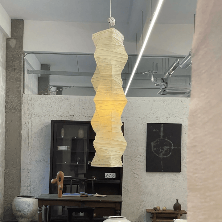 Lampa wisząca z papieru washi 33N
