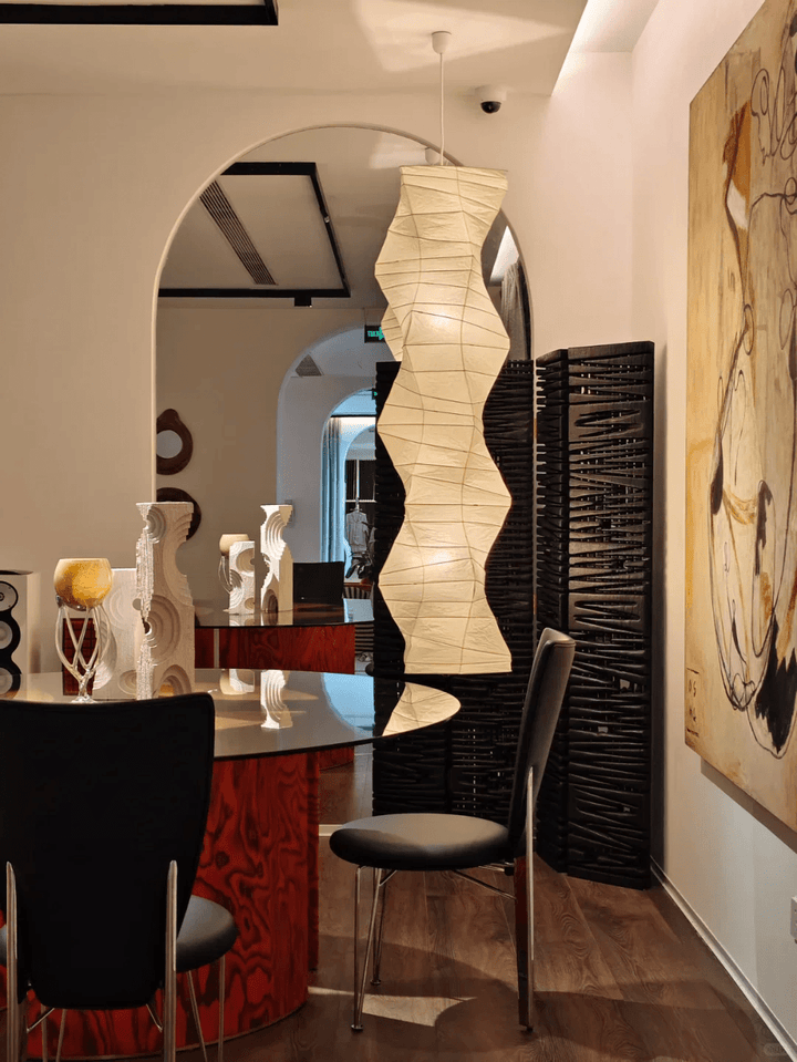 Lampa wisząca z papieru washi 33N