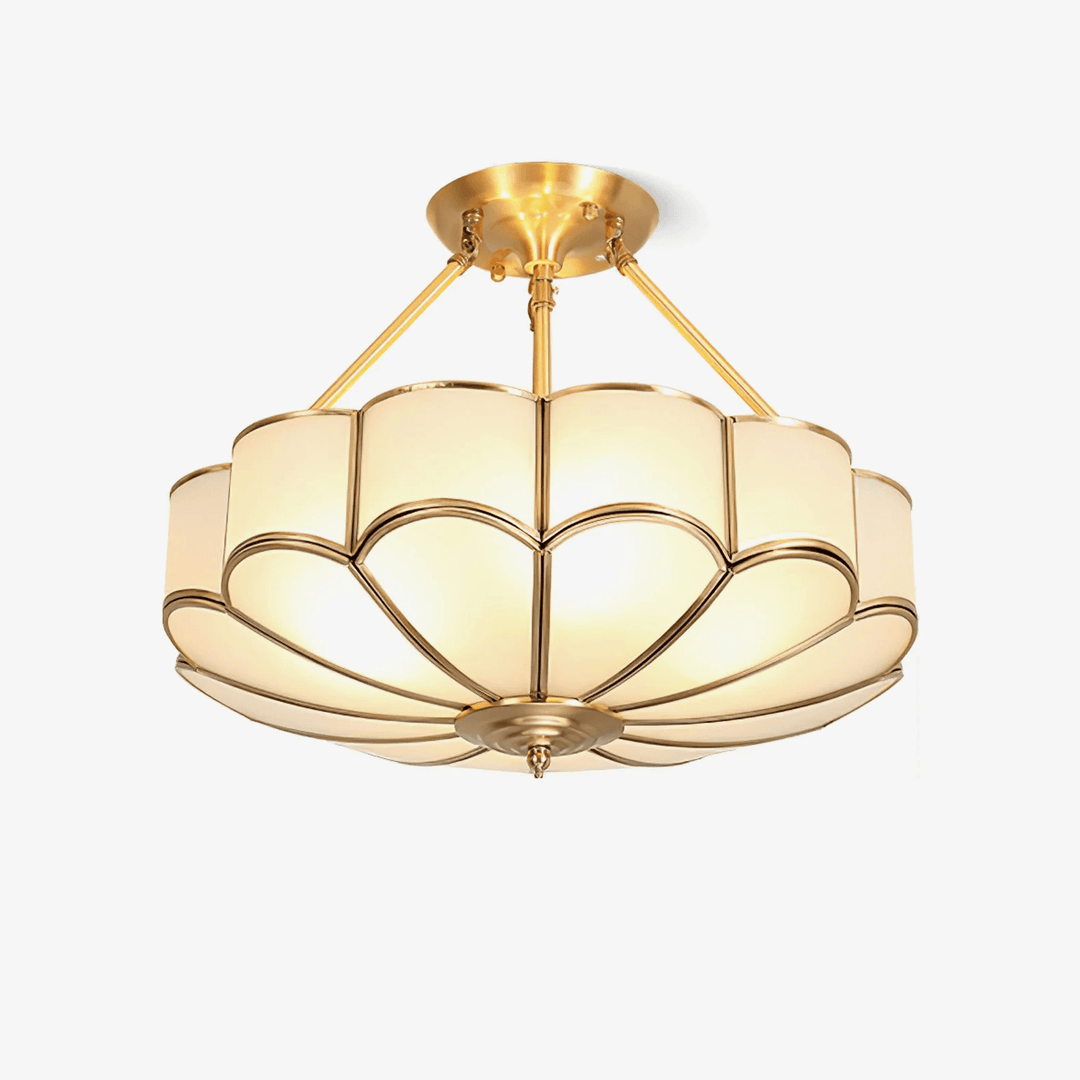 Lampa sufitowa w kształcie kwiatu