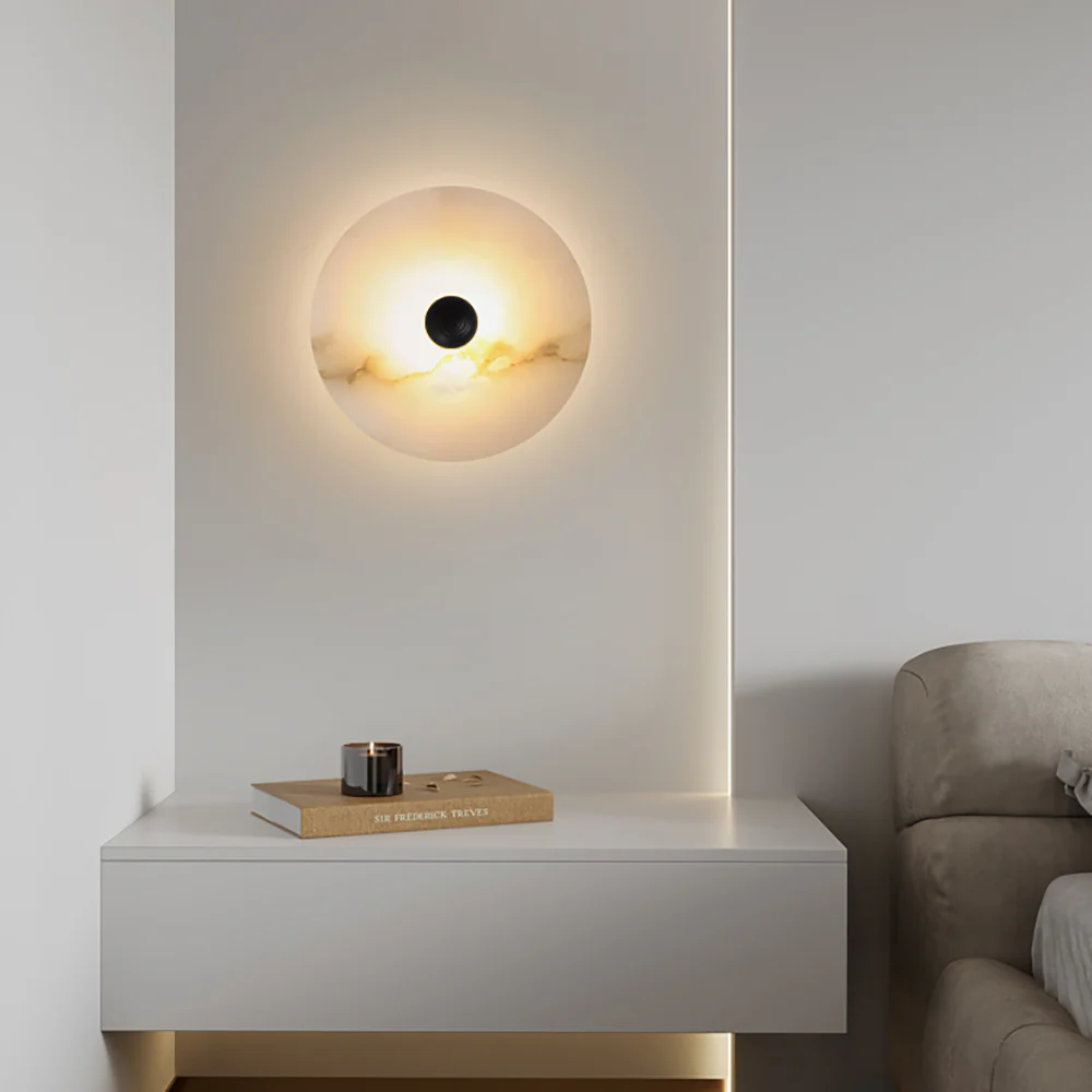 Lampa Ścienna Nayra Alabaster