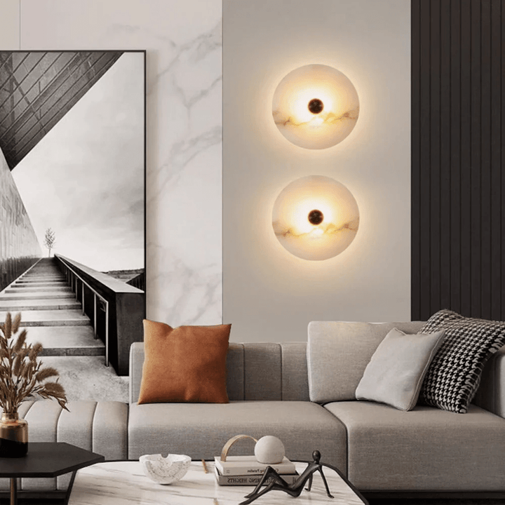 Lampa Ścienna Nayra Alabaster