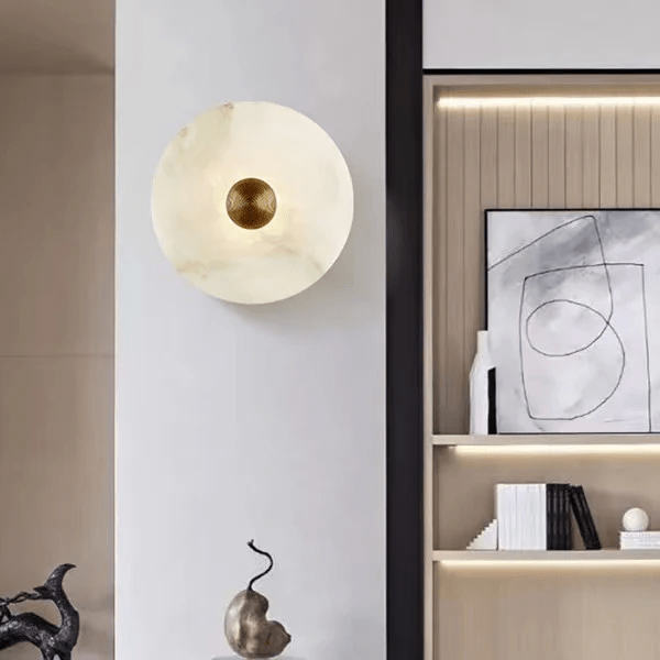 Lampa Ścienna Nayra Alabaster