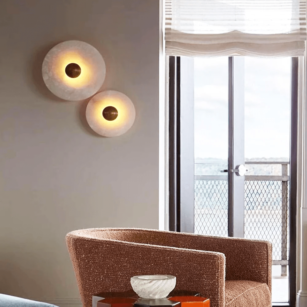 Lampa Ścienna Nayra Alabaster