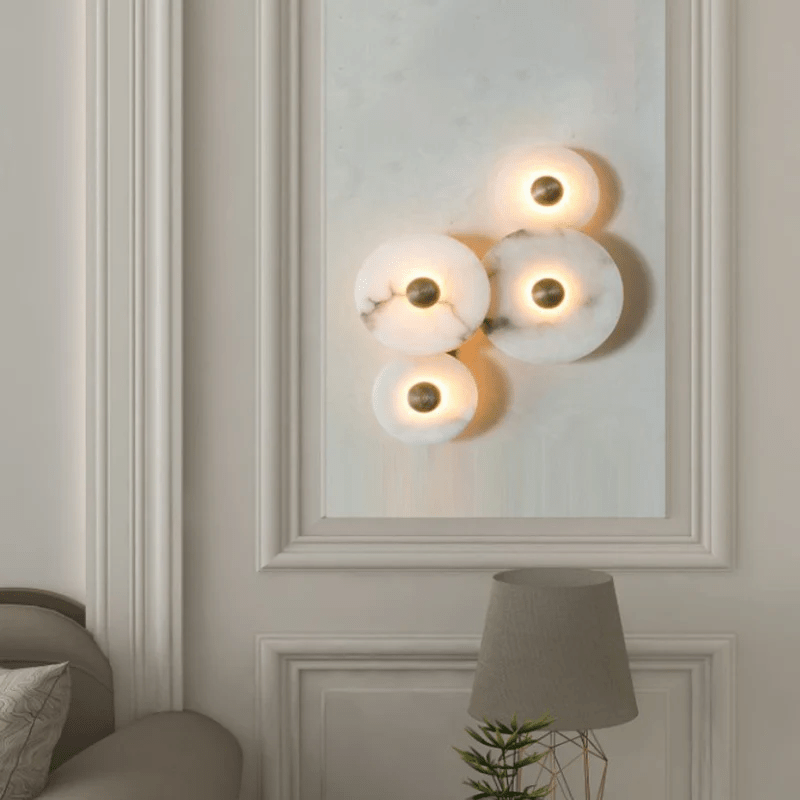 Lampa Ścienna Nayra Alabaster