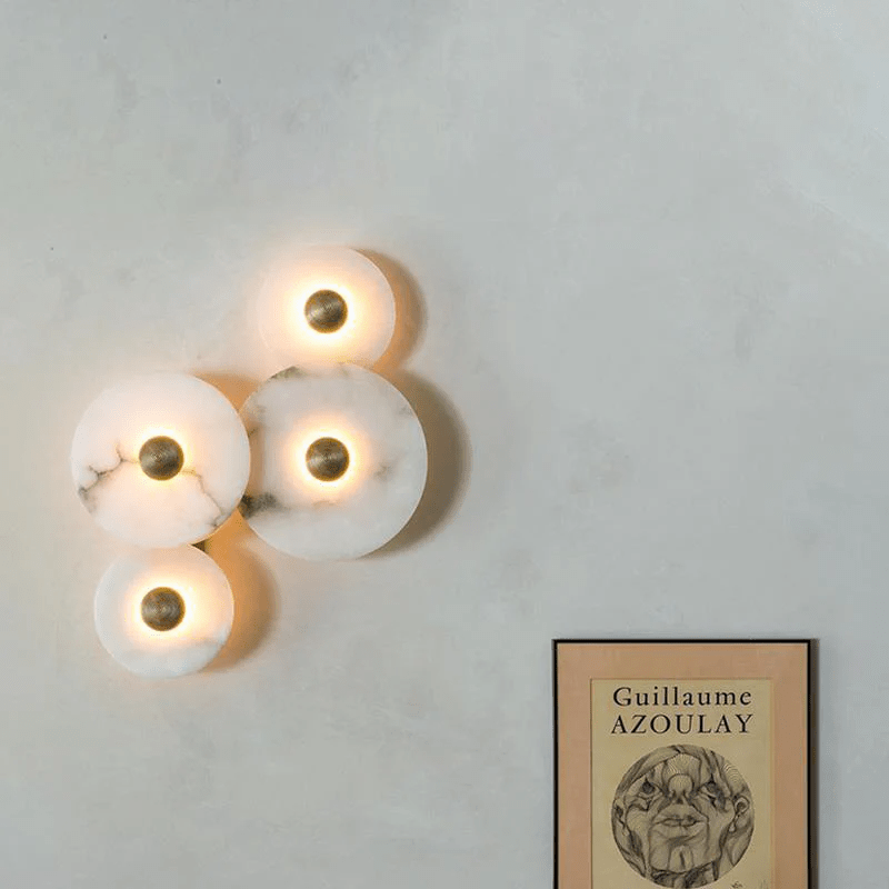 Lampa Ścienna Nayra Alabaster