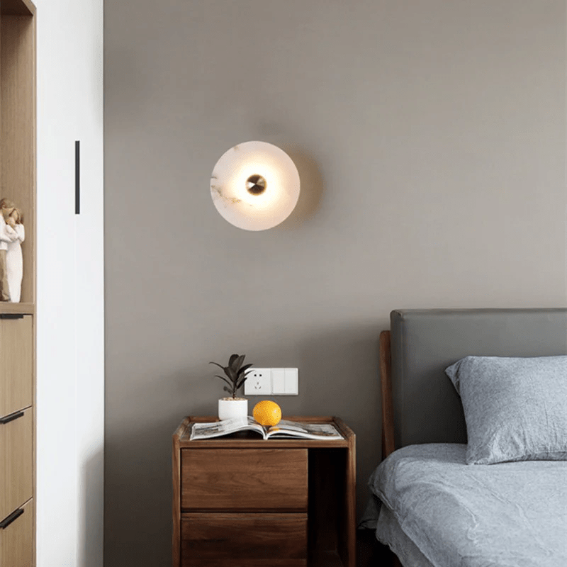 Lampa Ścienna Nayra Alabaster
