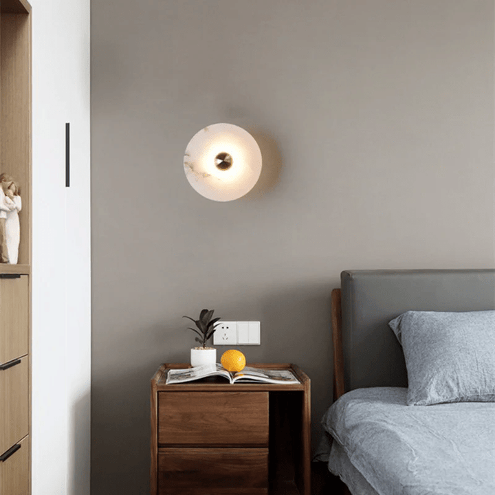 Lampa Ścienna Nayra Alabaster