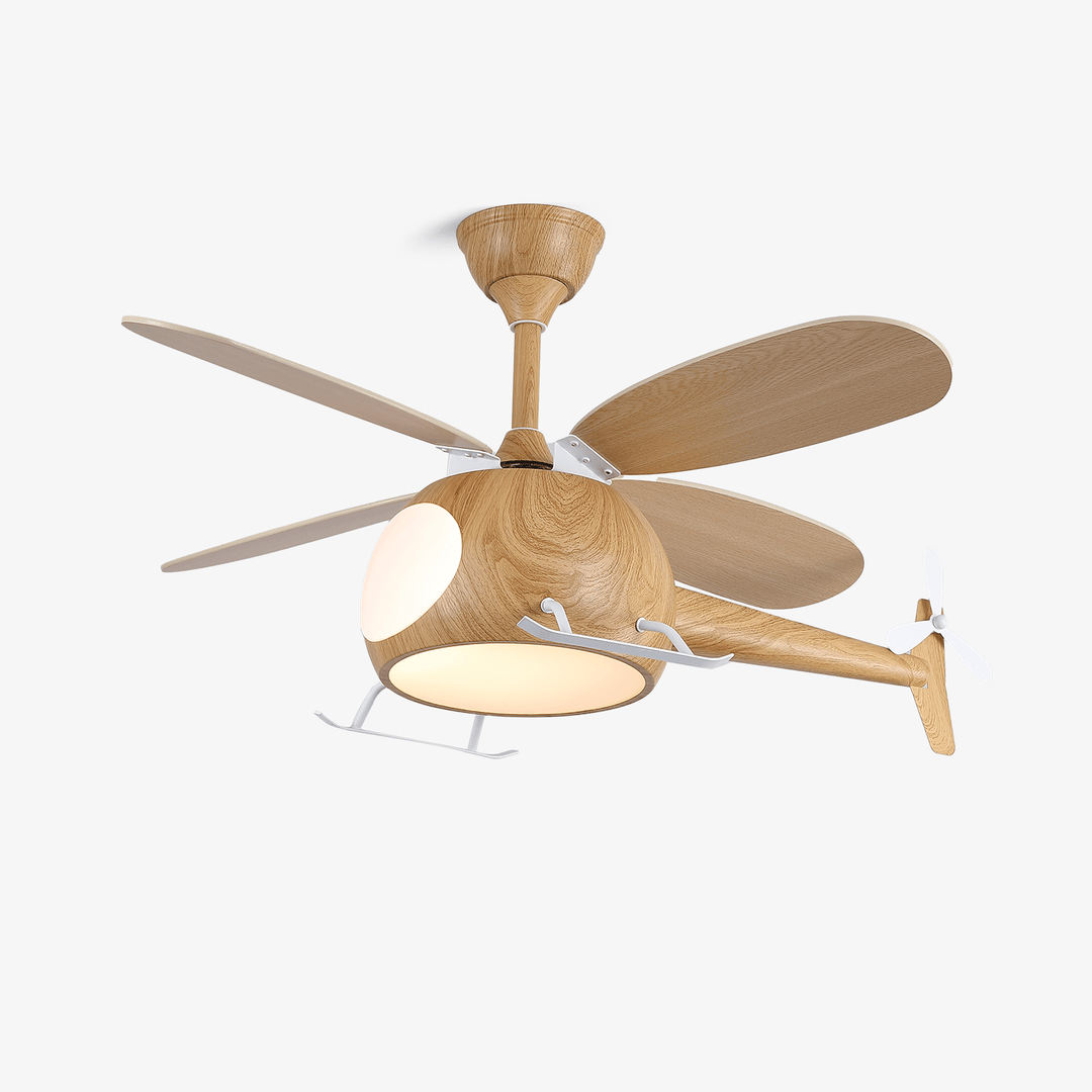 Lampa sufitowa wentylatora Heli Breeze dla dzieci