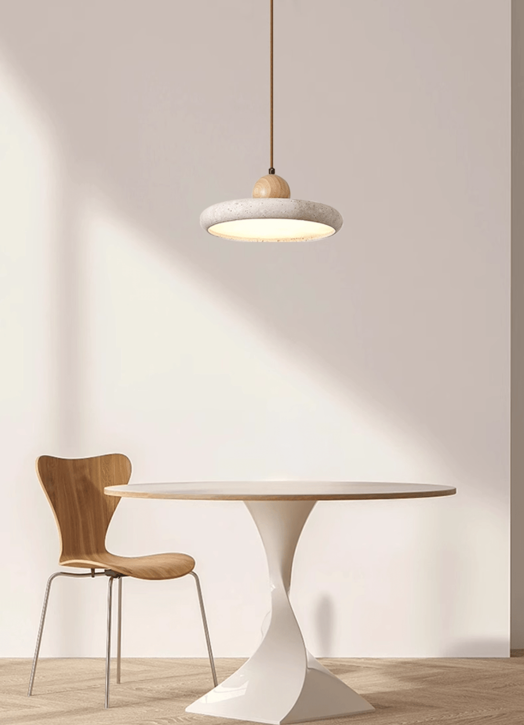 Lampa Wisząca Lola z Travertynu