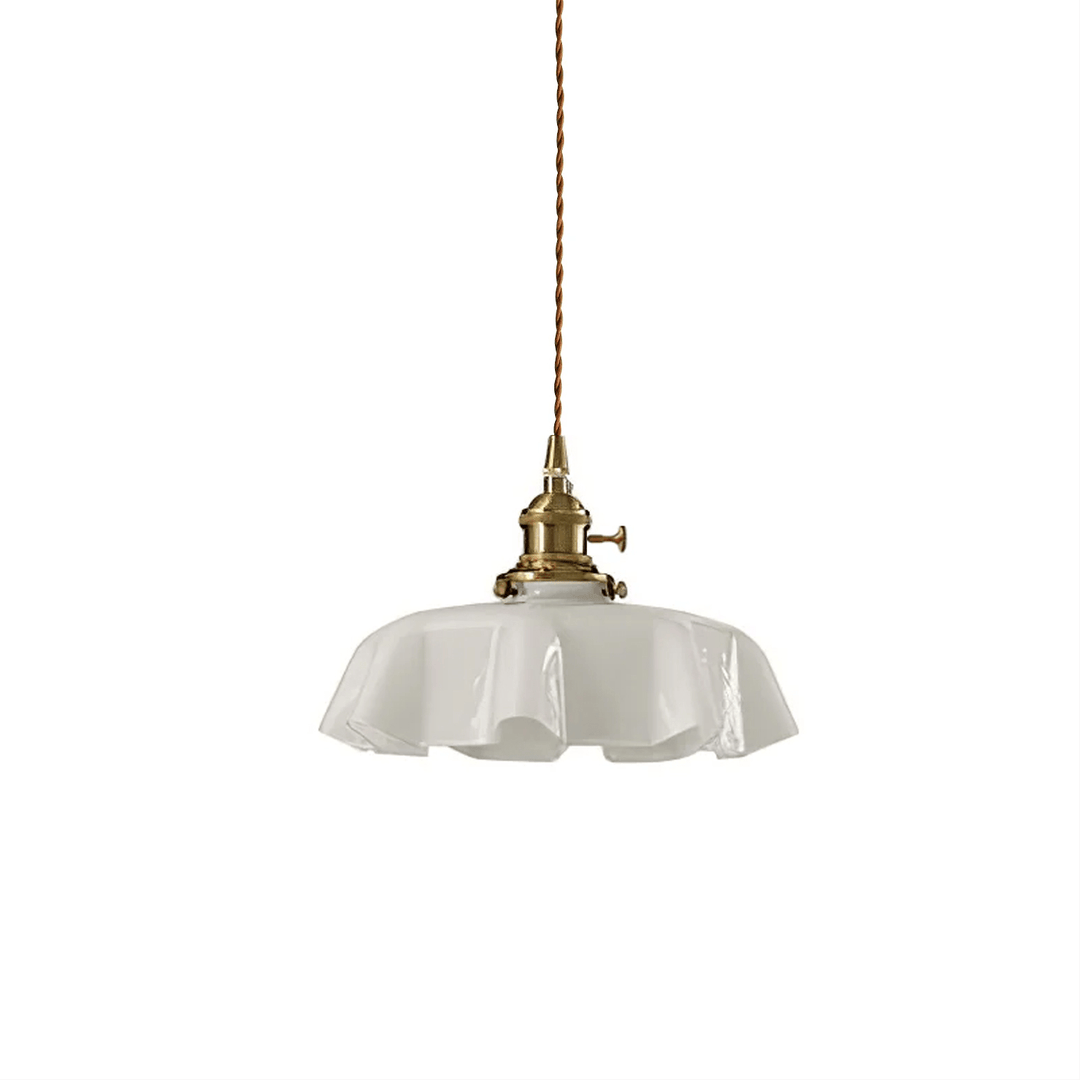 Francuska Lampa Wisząca Kwiatowa