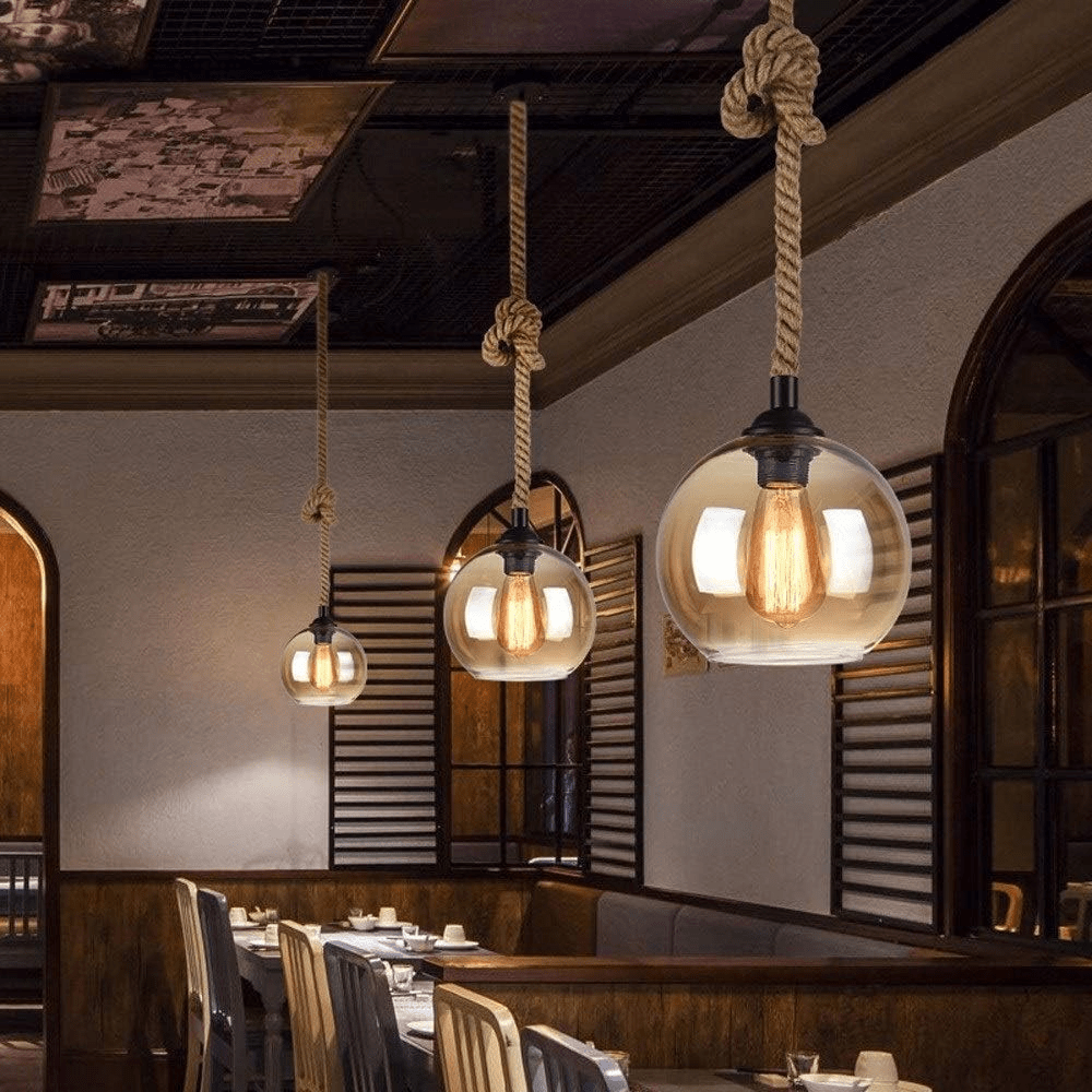 Lampa Wisząca z Liny Marynarskiej