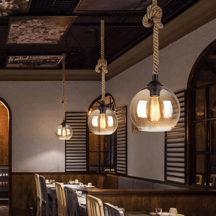 Lampa Wisząca z Liny Marynarskiej