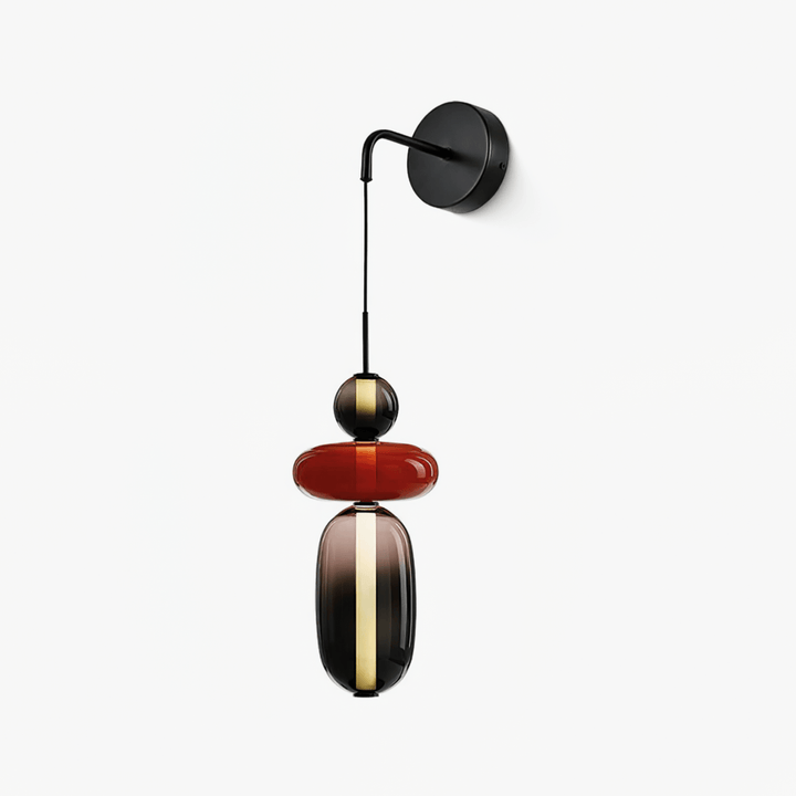 Lampa Ścienna z Kandyzowanego Szkła