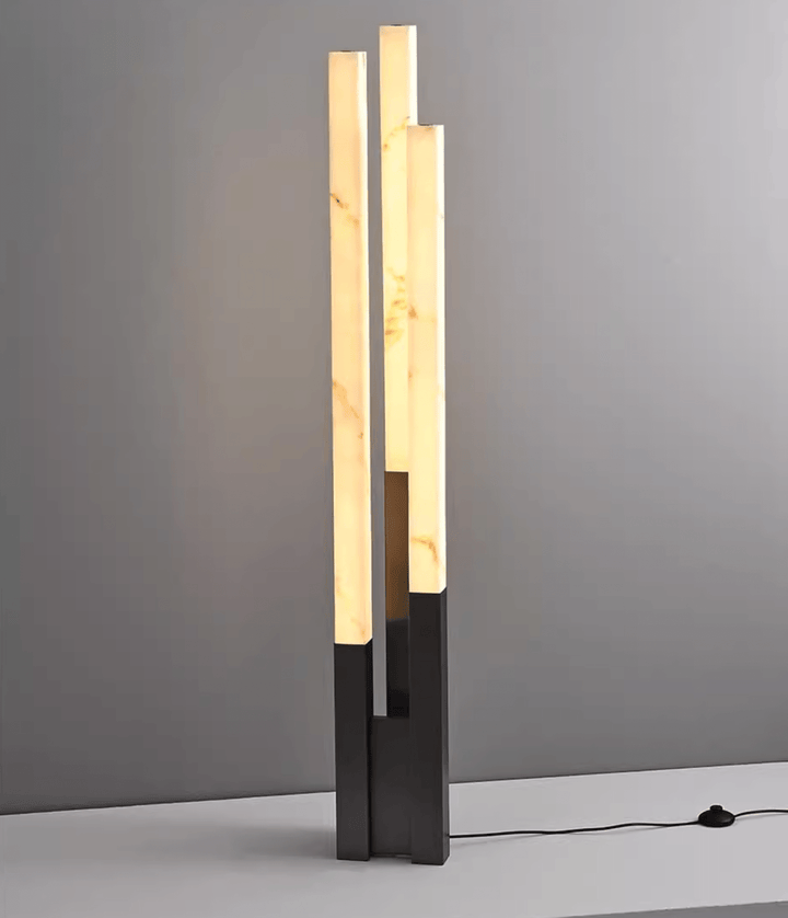 Lampa podłogowa Callisto Alabaster