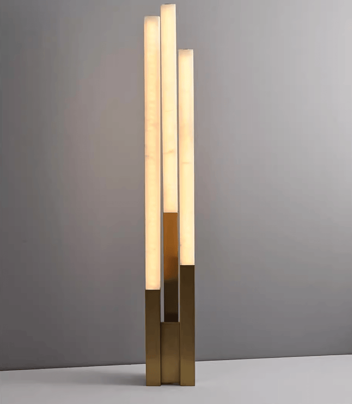 Lampa podłogowa Callisto Alabaster