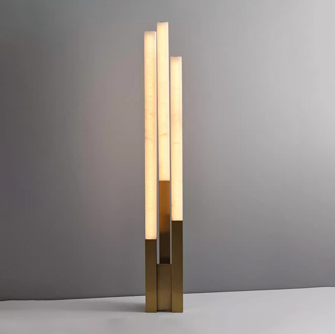 Lampa podłogowa Callisto Alabaster