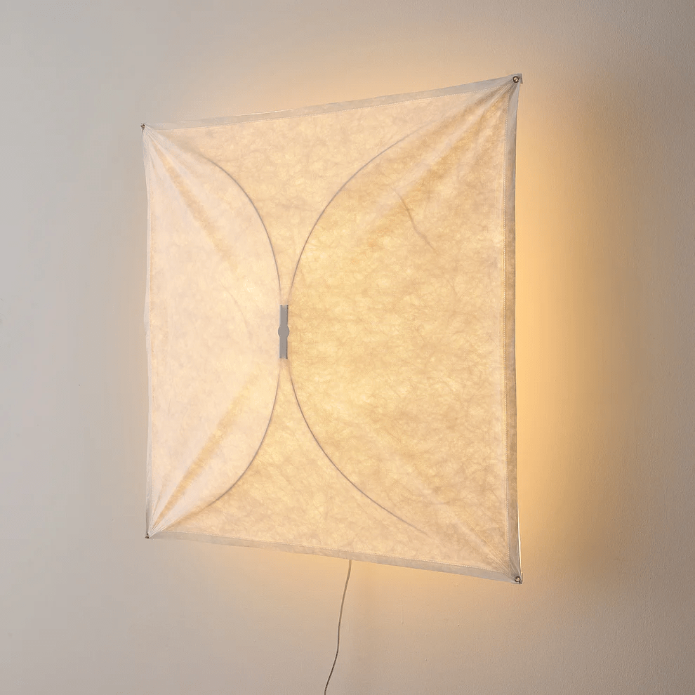 Lampa Ścienna z Papieru w Kształcie Latawca
