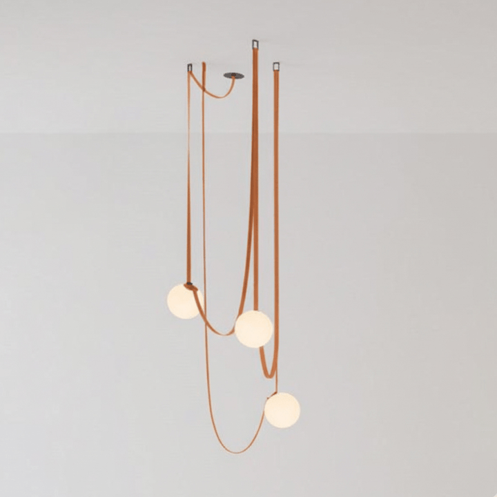 Wielokrotna Lampa Wisząca z Paskami