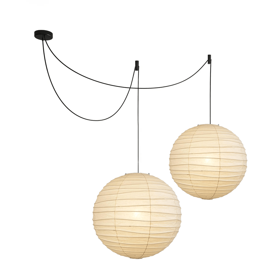 Lampa wisząca z papieru washi