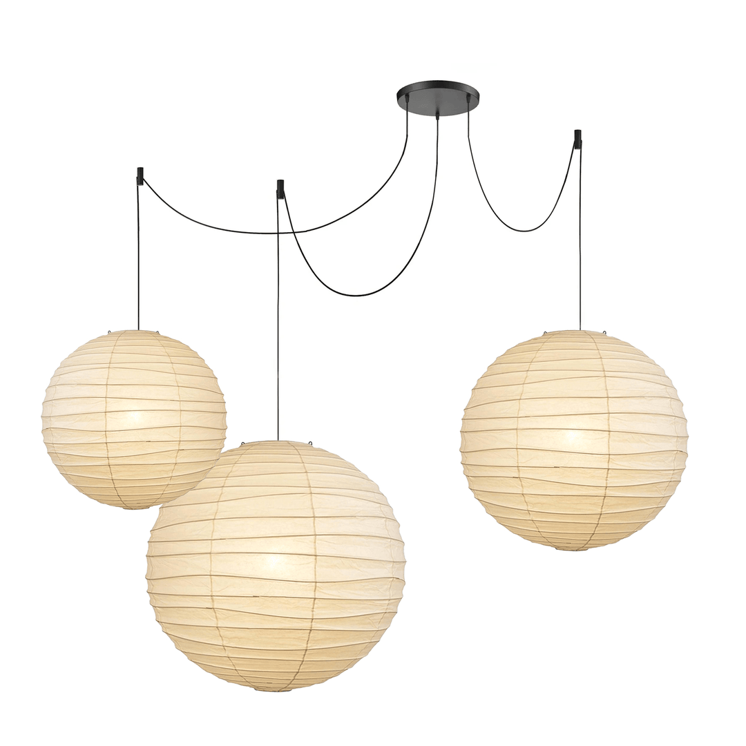 Lampa wisząca z papieru washi