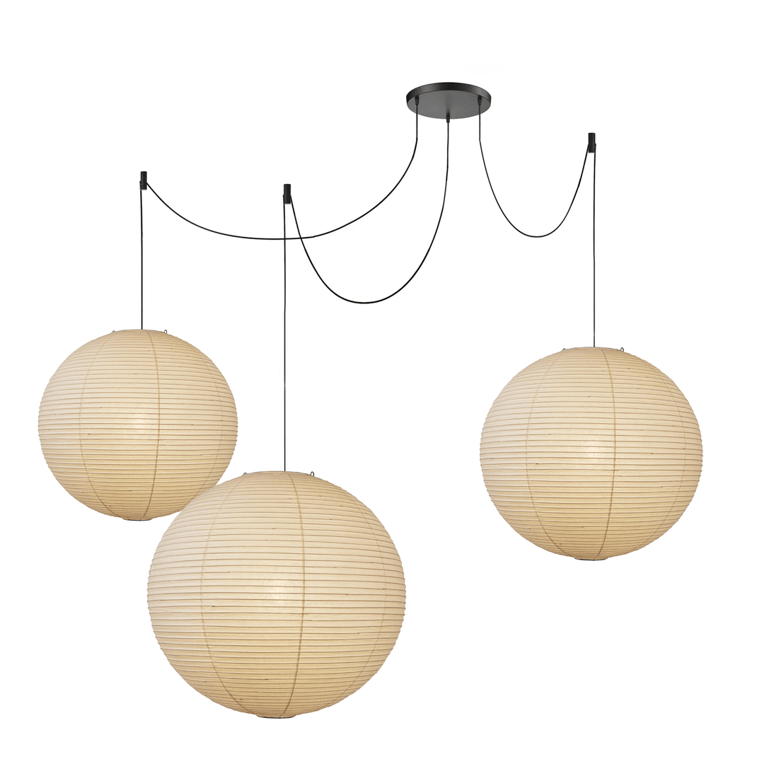 Lampa Wisząca z Papieru Washi A