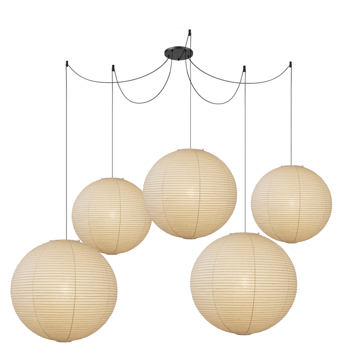 Lampa Wisząca z Papieru Washi A