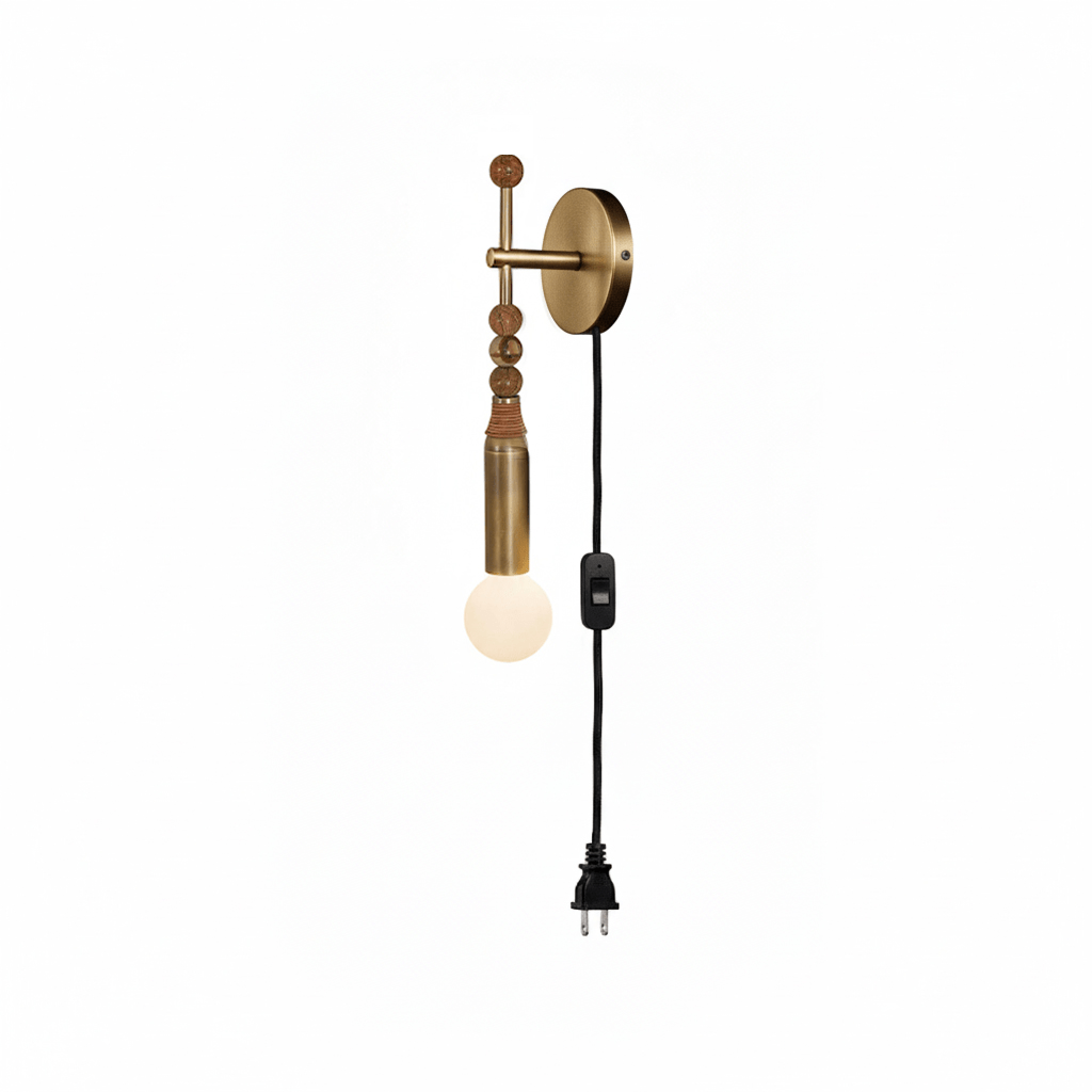 Lampa Ścienna z wtyczką Toam
