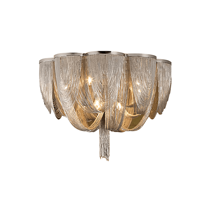 Lampa sufitowa z łańcuszkami