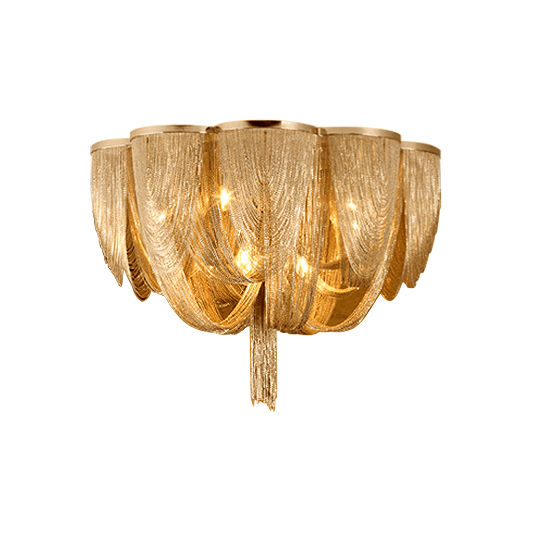 Lampa sufitowa z łańcuszkami