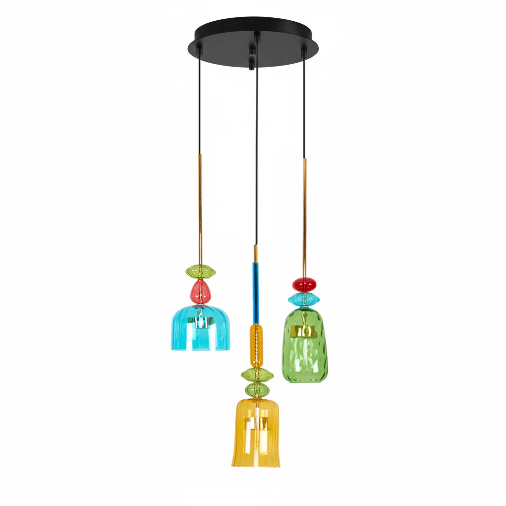 Kolorowa Lampa Wisząca z Cukierkami