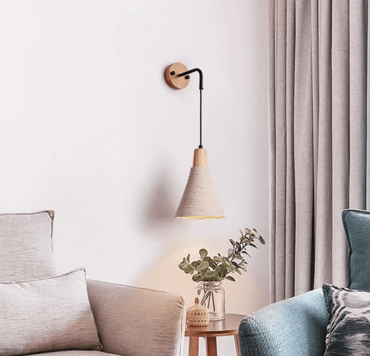 Lampa Ścienna z Mikrocementu
