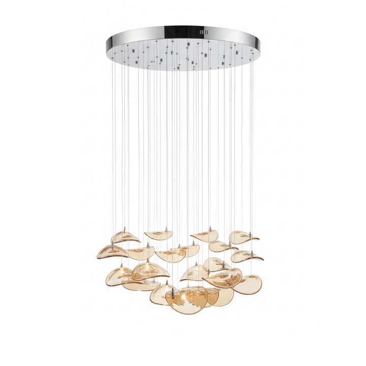 Lampa wisząca "Falujący Liść"