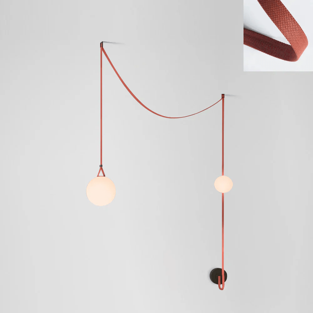 Wielokrotna Lampa Wisząca z Paskami