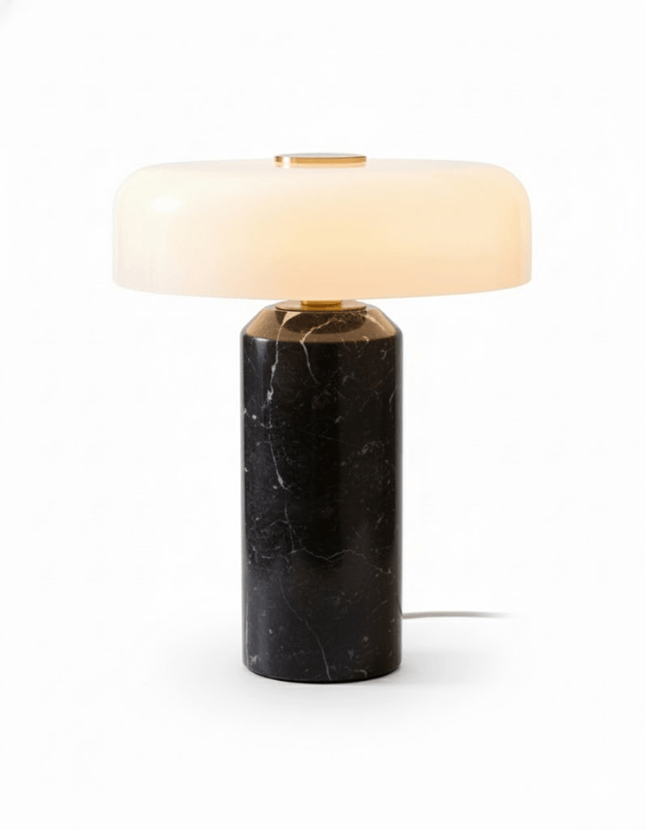 Lampa stołowa Lunara z marmuru