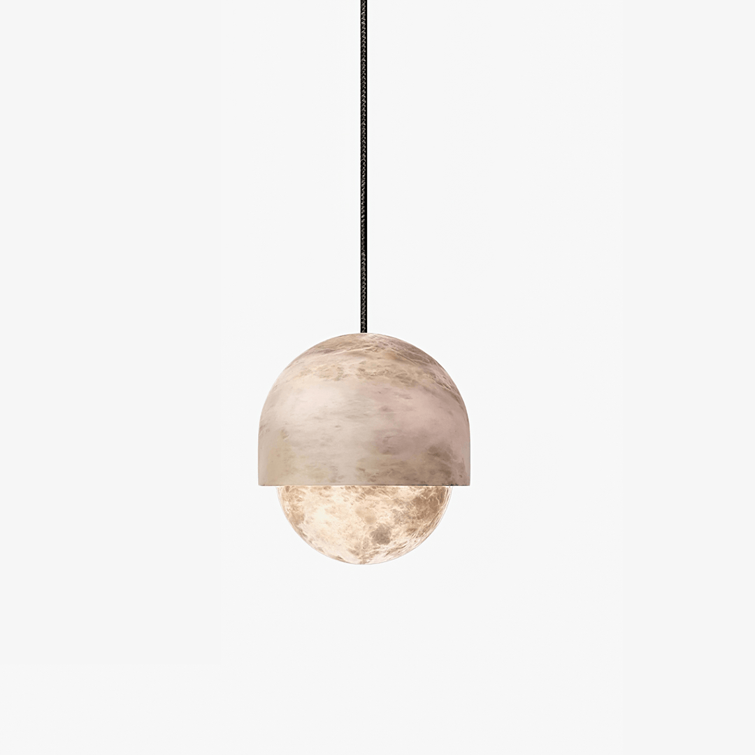 Lunar Dome Alabastrowa Lampa Wisząca
