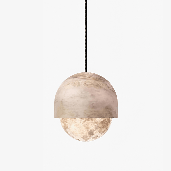 Lunar Dome Alabastrowa Lampa Wisząca