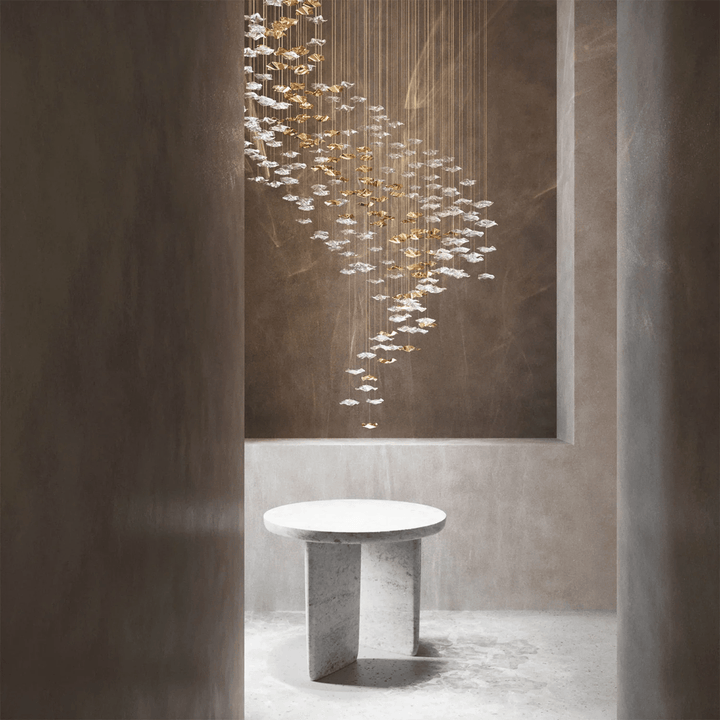 Lampa wisząca z szklanymi wisiorkami Tidal Art