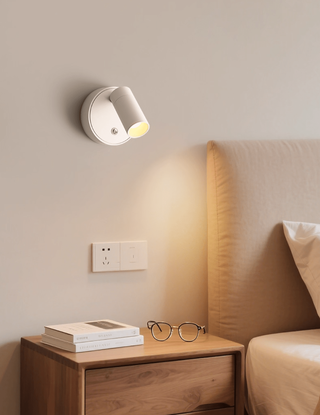 Luma Pivot Ładowana Lampa Ścienna