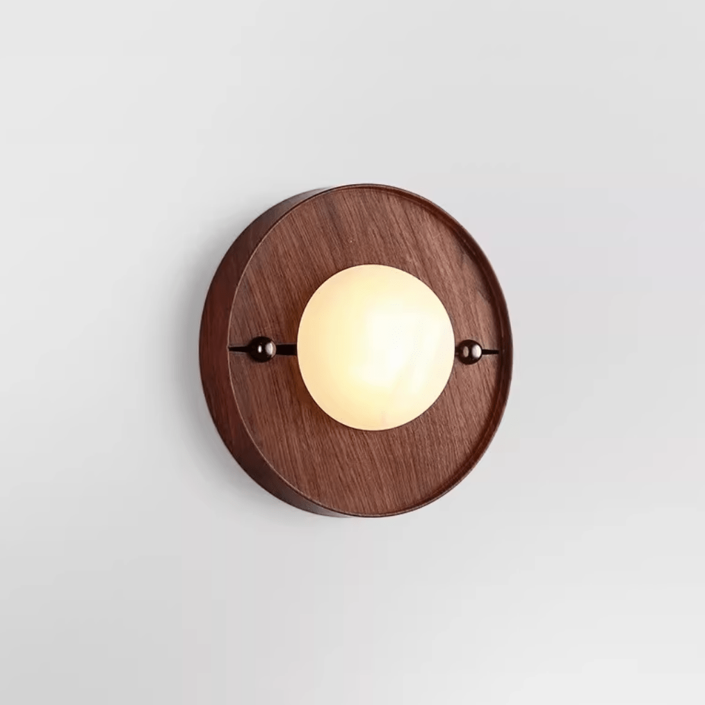 Lampa Ścienna Bezel Alabaster