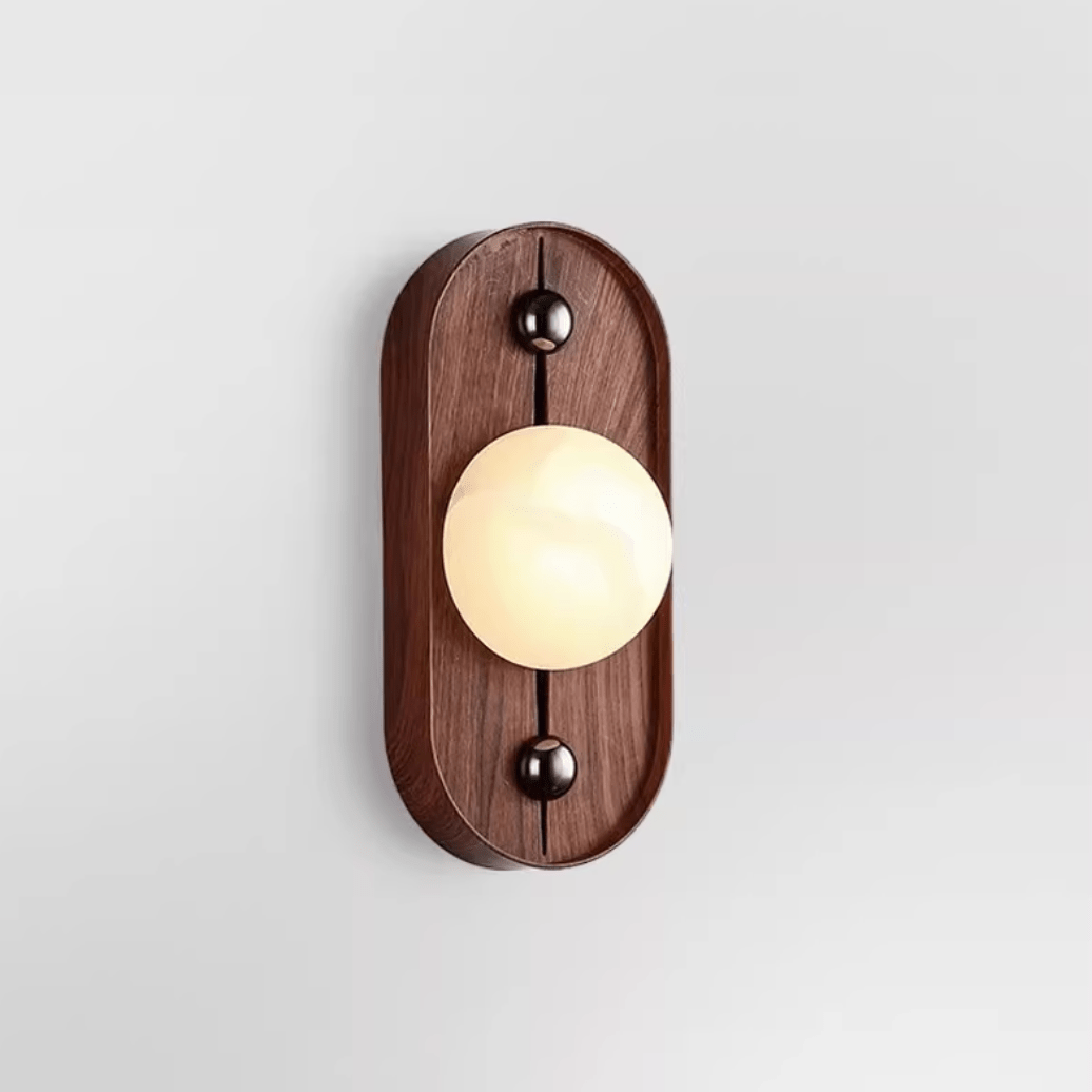 Lampa Ścienna Bezel Alabaster