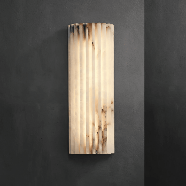 Alvia Alabastrowa Lampa Ścienna
