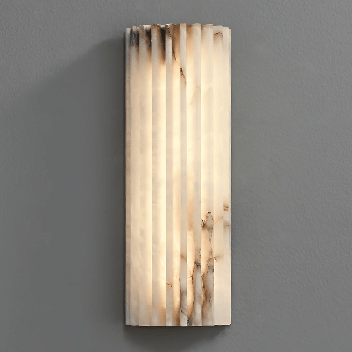Alvia Alabastrowa Lampa Ścienna