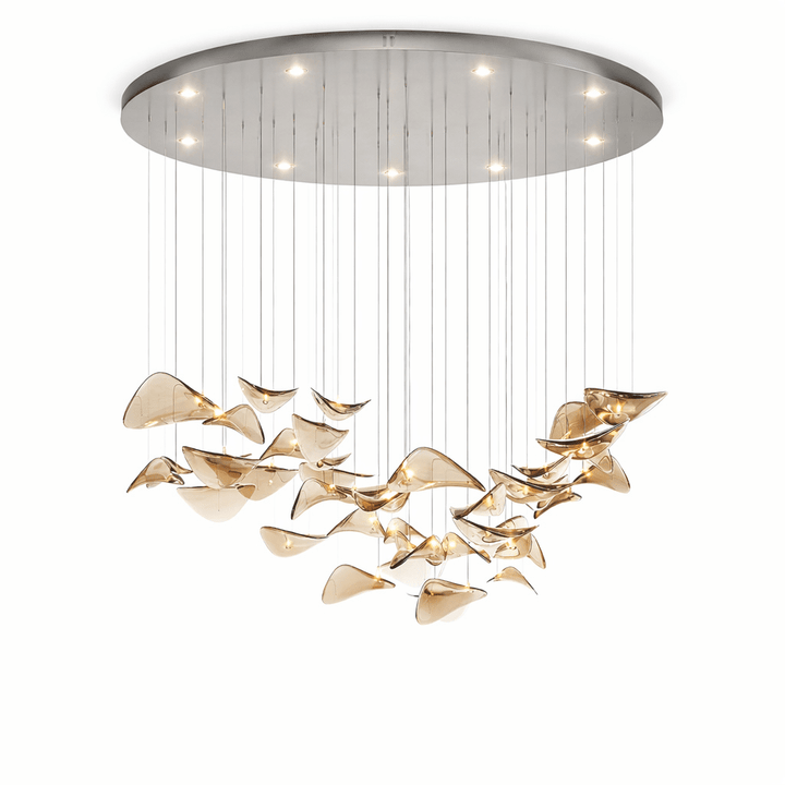 Lampa wisząca "Falujący Liść"