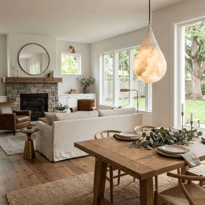 Lampa wisząca Alabaster Raindrop