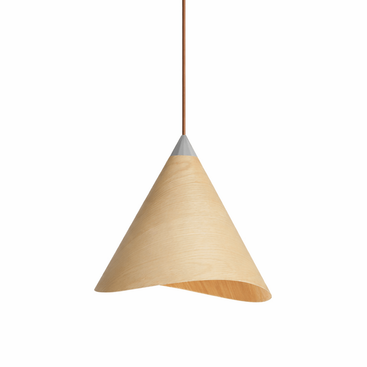 Lampa wisząca Vela z drewna