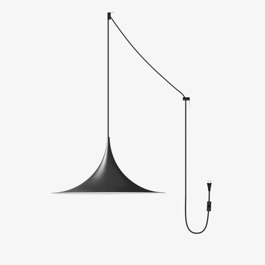 Lampa wisząca Semi z przewodem zawieszanym na haku
